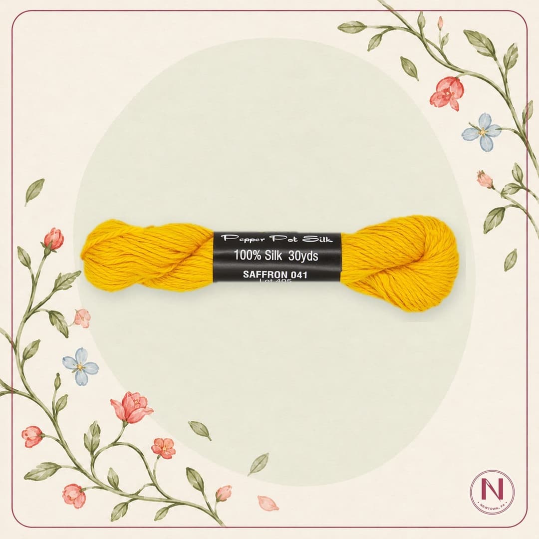 Planet Earth Fibers Pepper Pot Silk - 041 Saffron
