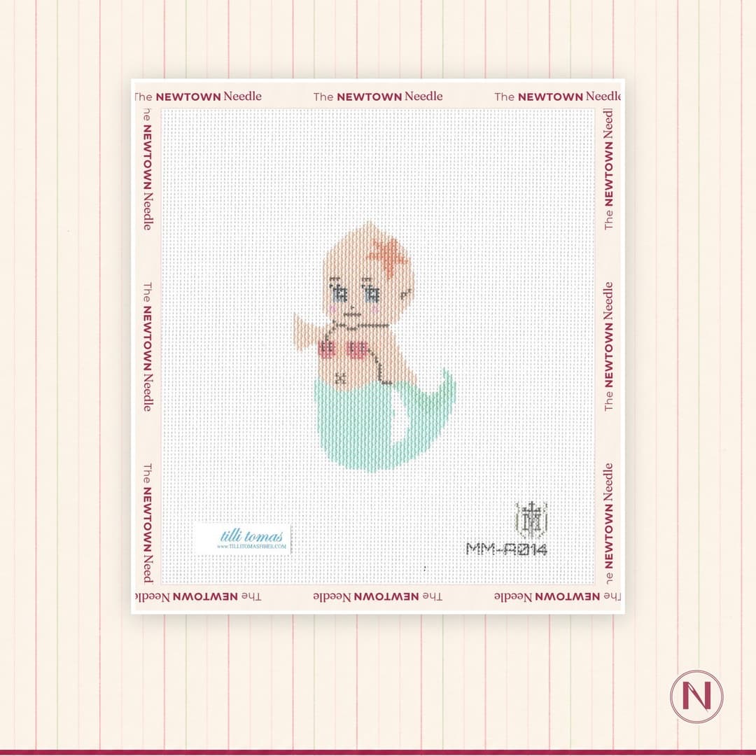 Misty Morrow Designs Kewpie Baby Mermaid Canvas