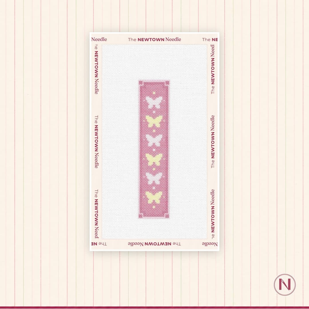 James Nation Needlepoint Butterfly Bookmark Canvas