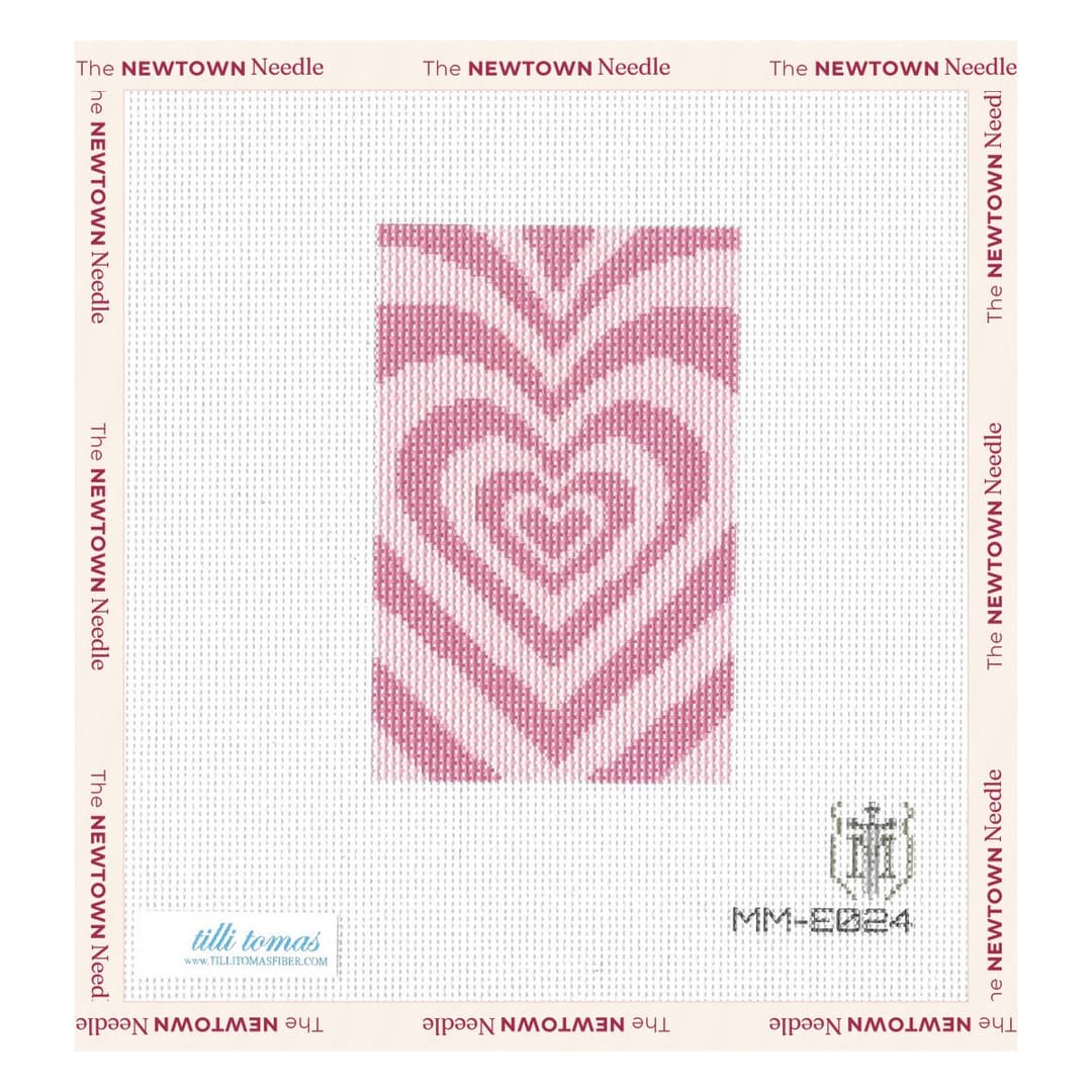 Misty Morrow Designs Repeating Heart Canvas
