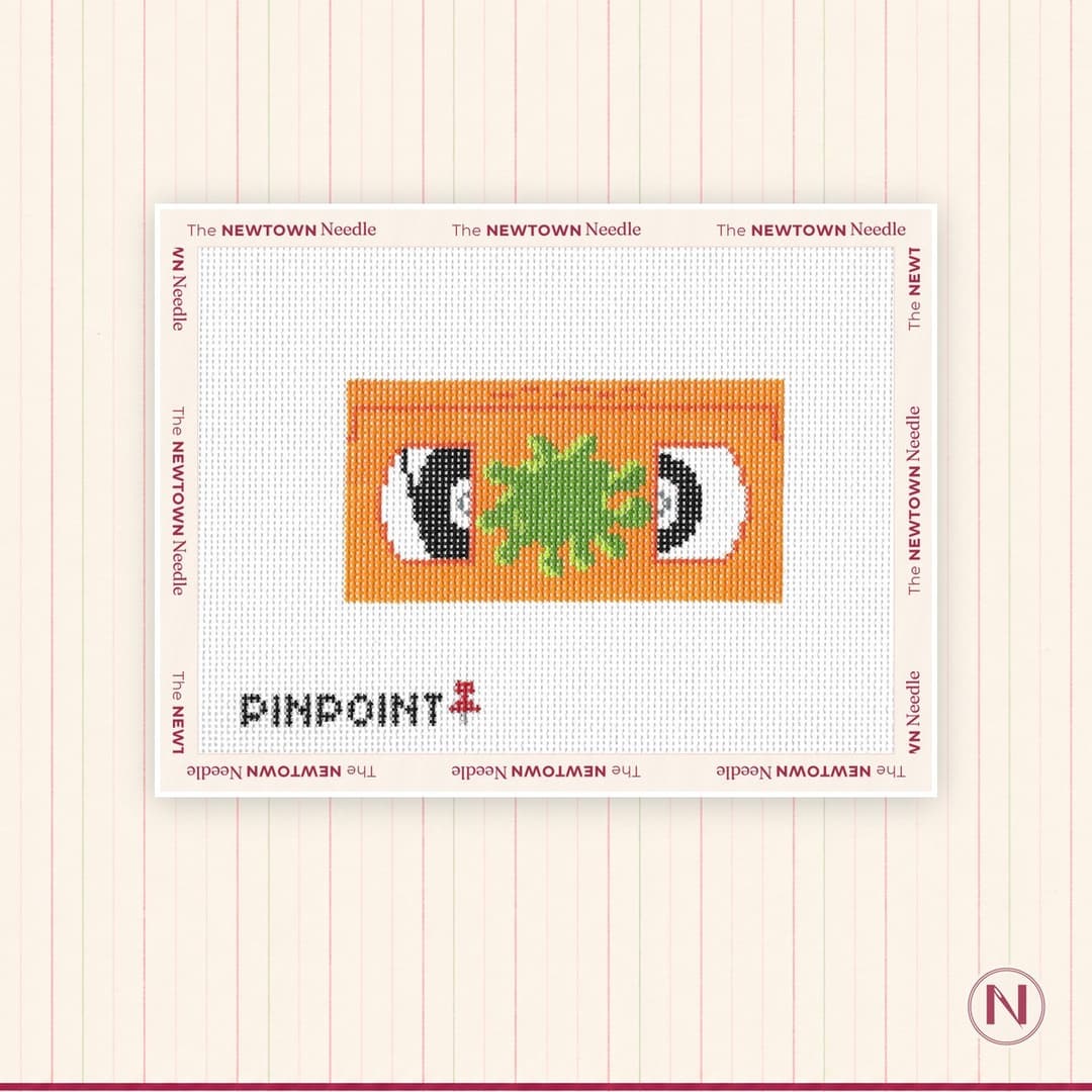 PINPOINT 90s Orange VHS Tape Canvas