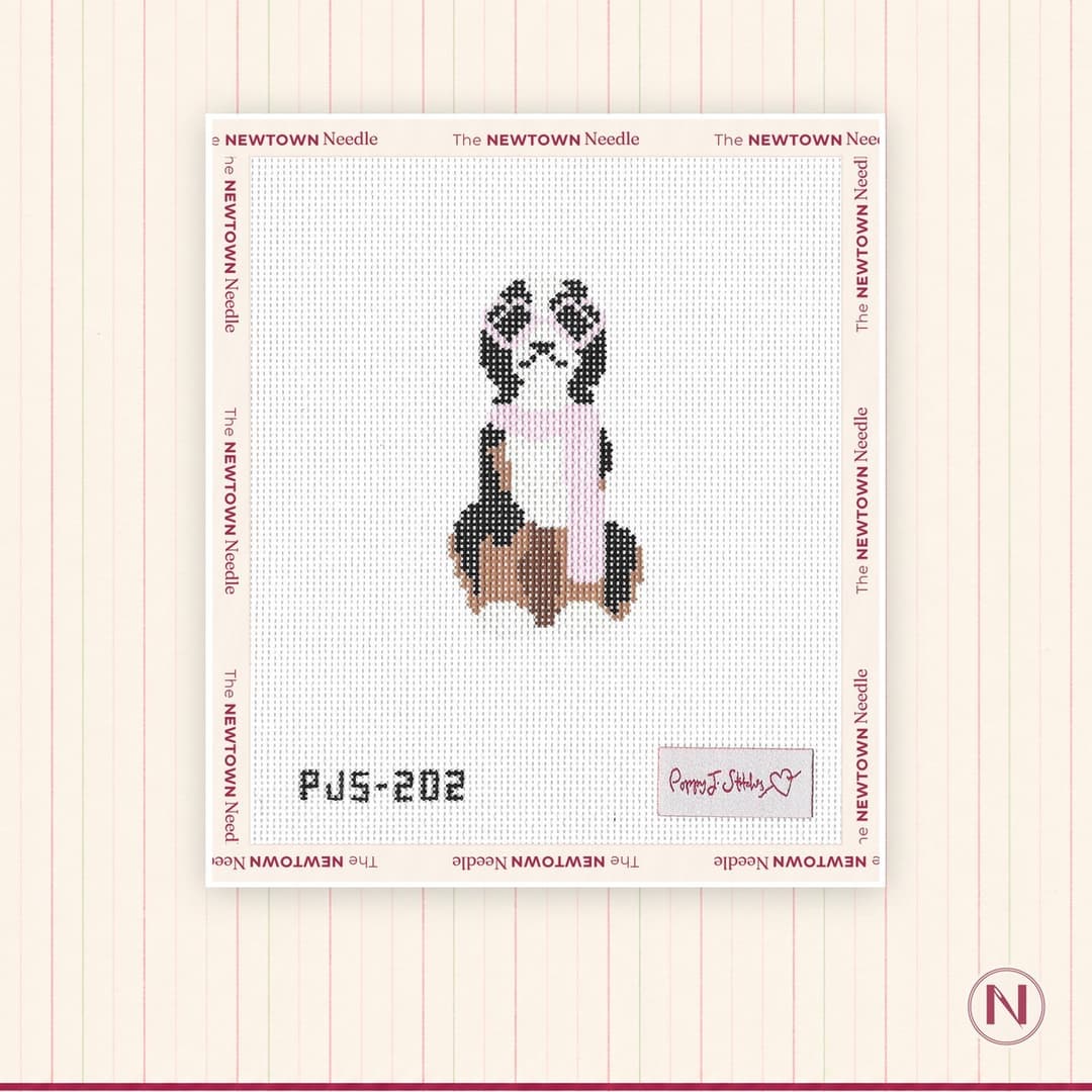 Poppy J Stitches Mini Fab Pup: Bernese Canvas