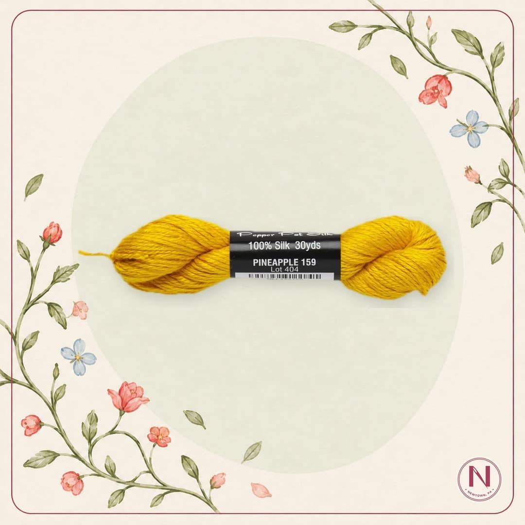 Planet Earth Fibers Pepper Pot Silk - 159 Pineapple
