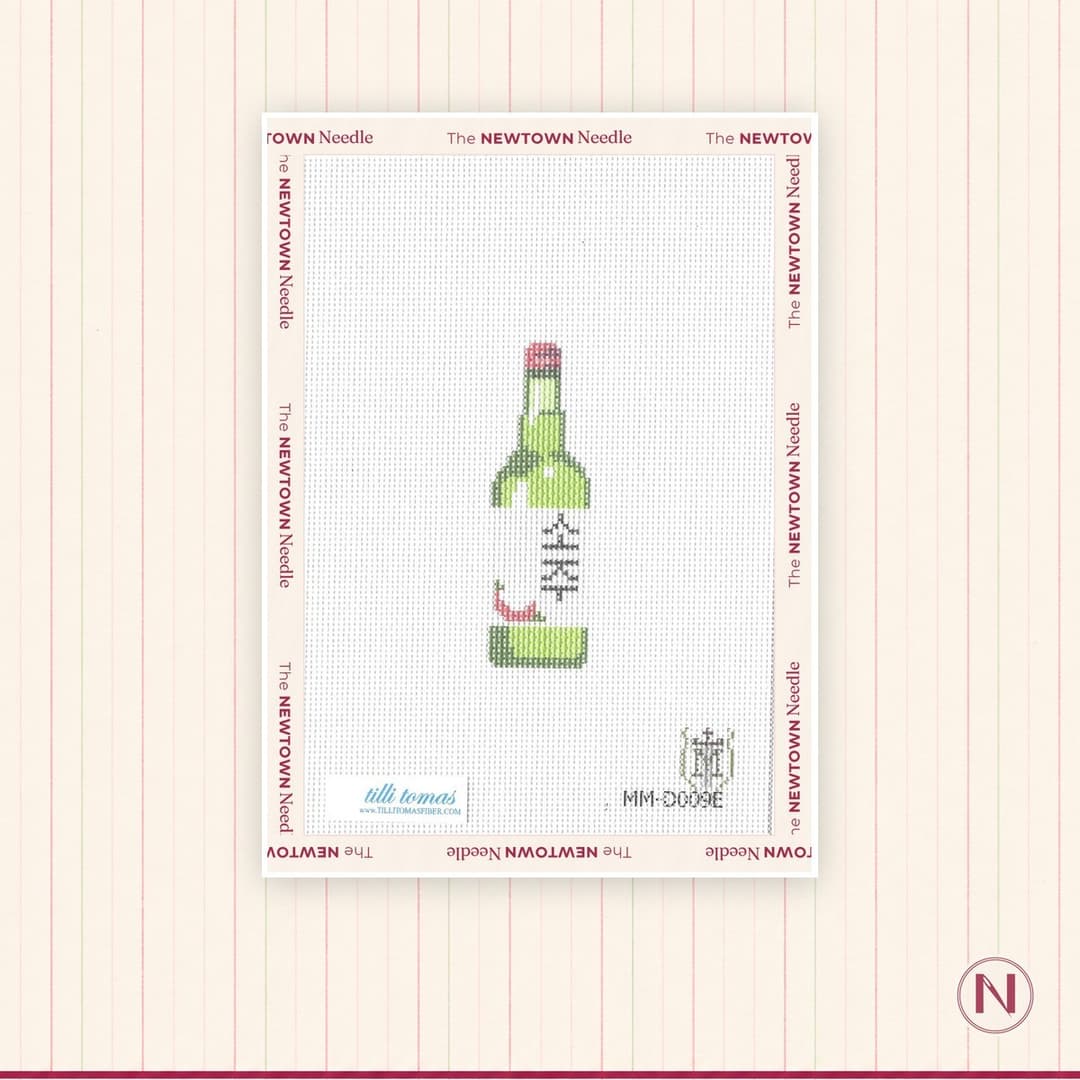 Misty Morrow Designs Soju Bottle Lychee Canvas
