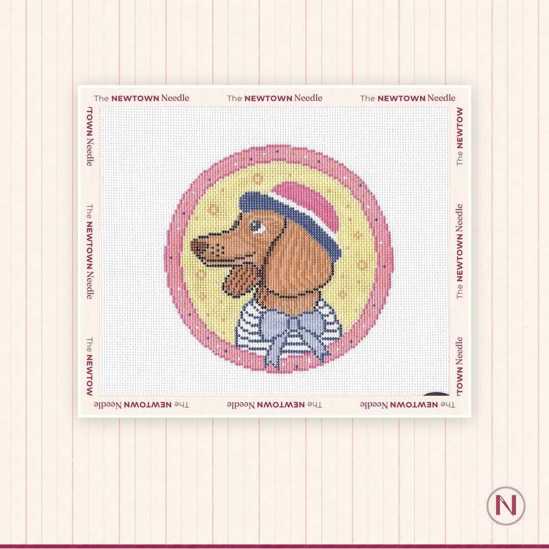 Ashley Evans Designs Colette the Dachshund Dog Canvas