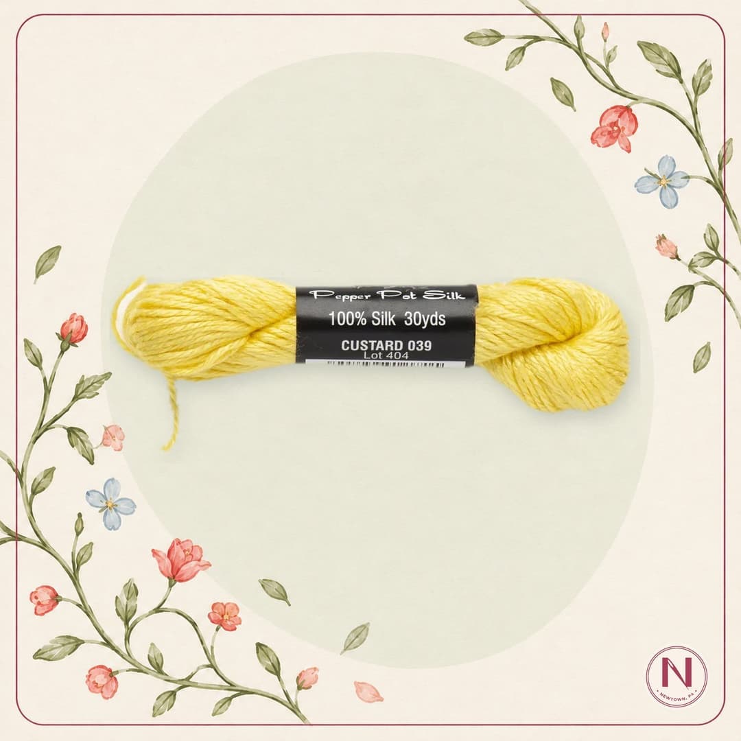 Planet Earth Fibers Pepper Pot Silk - 039 Custard