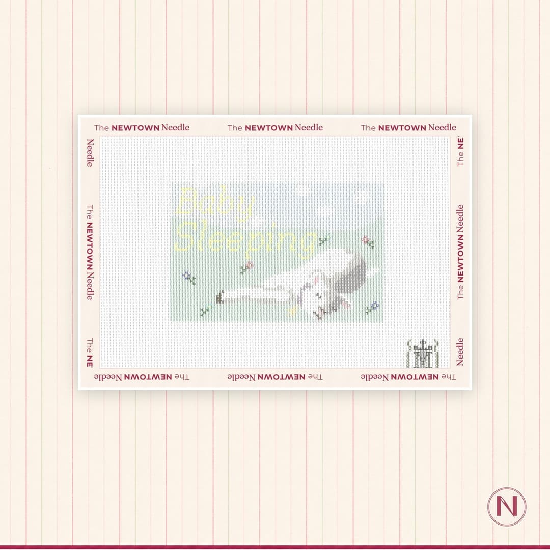Misty Morrow Designs Baby Sleeping Lamb Sign
