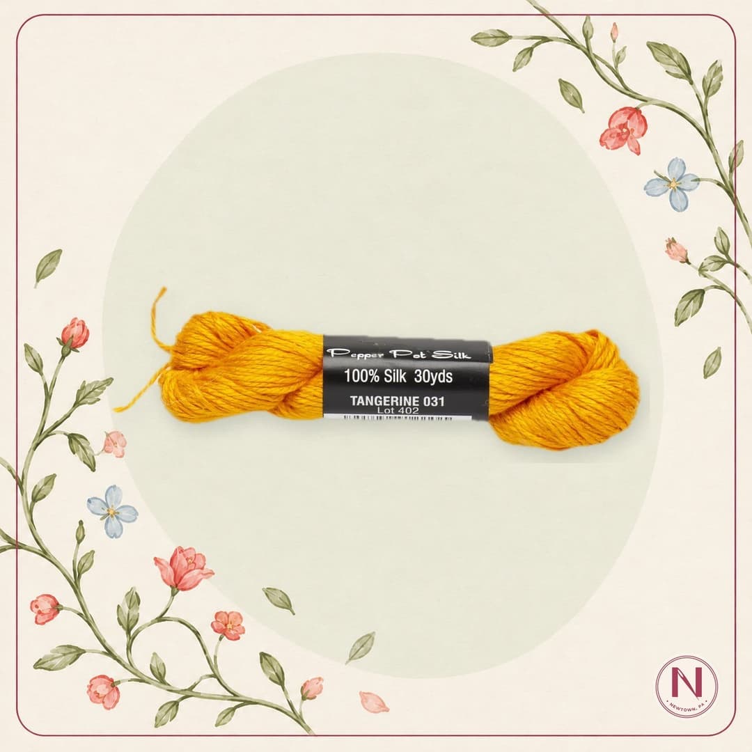 Planet Earth Fibers Pepper Pot Silk - 031 Tangerine