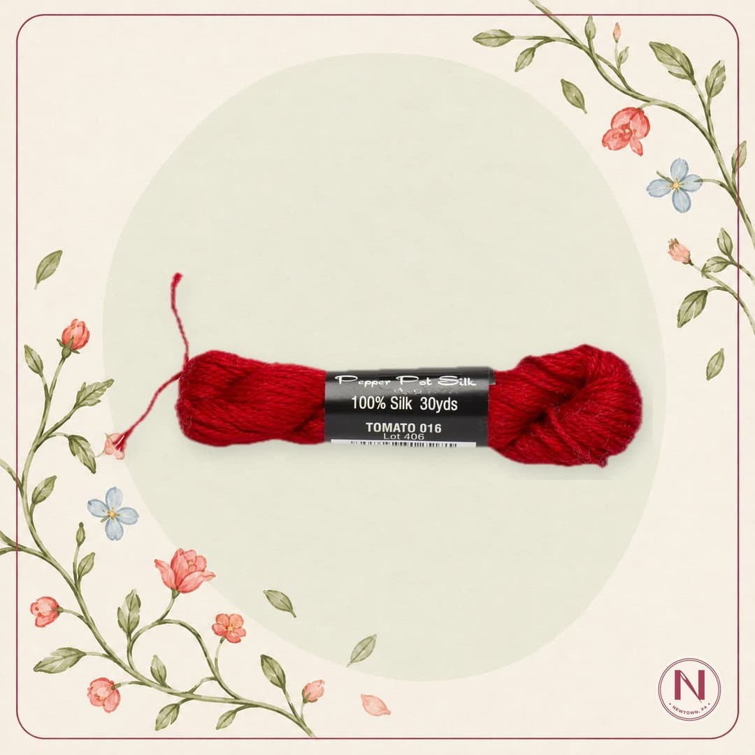 Planet Earth Fibers Pepper Pot Silk - 016 Tomato