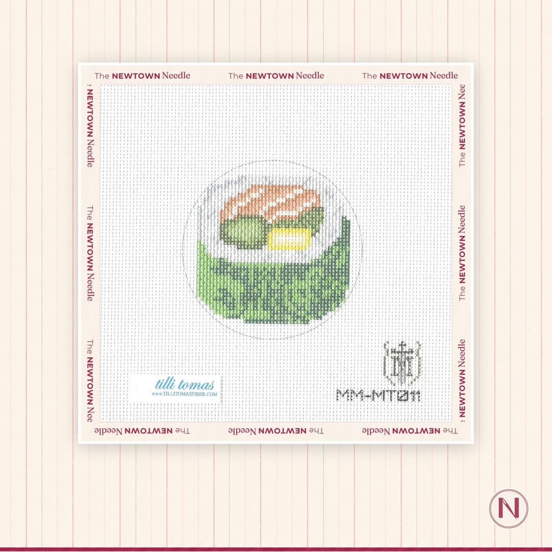 Misty Morrow Designs Sushi Roll Round Canvas