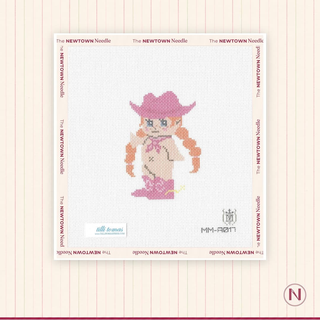 Misty Morrow Designs Kewpie Baby Cowgirl Canvas