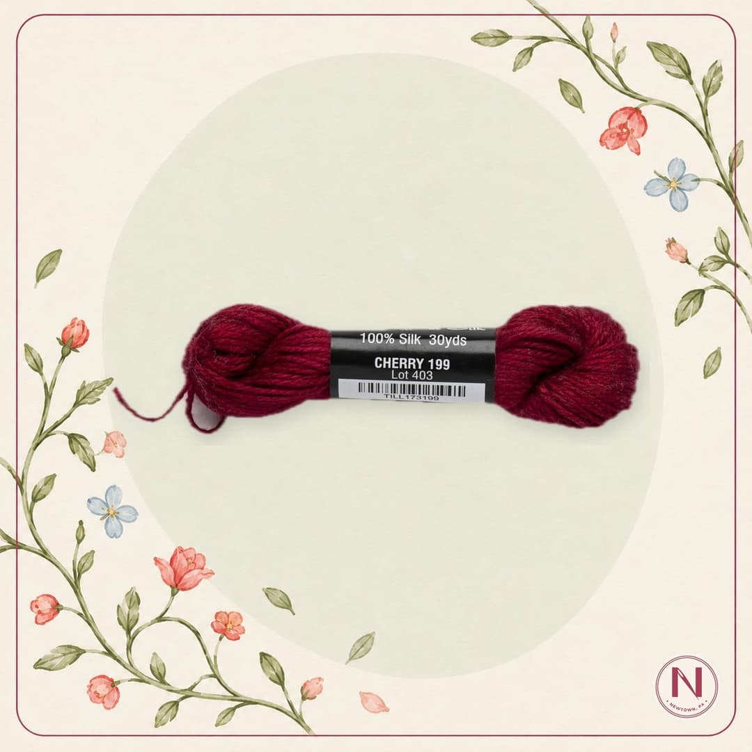 Planet Earth Fibers Pepper Pot Silk - 199 Cherry