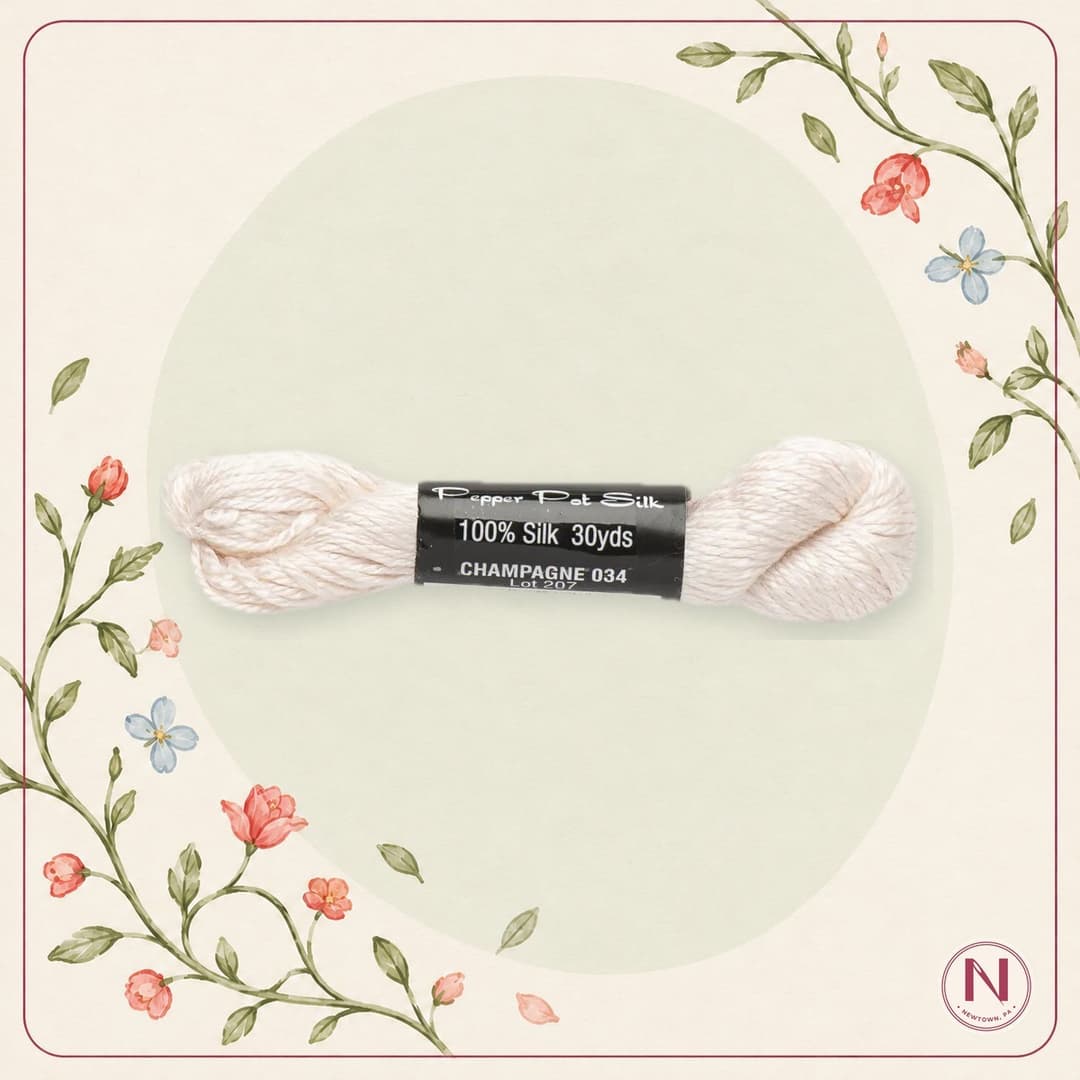 Planet Earth Fibers Pepper Pot Silk - 034 Champagne