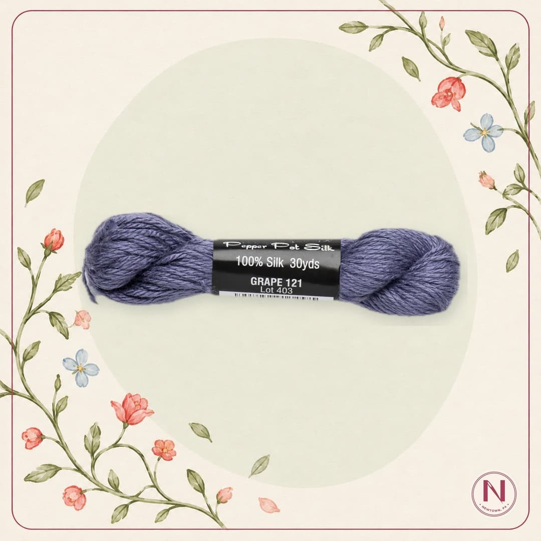 Planet Earth Fibers Pepper Pot Silk - 121 Grape