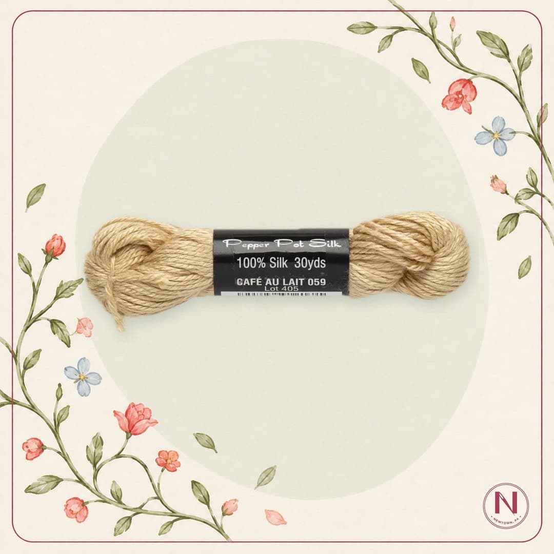 Planet Earth Fibers Pepper Pot Silk - 059 Cafe Au Lait