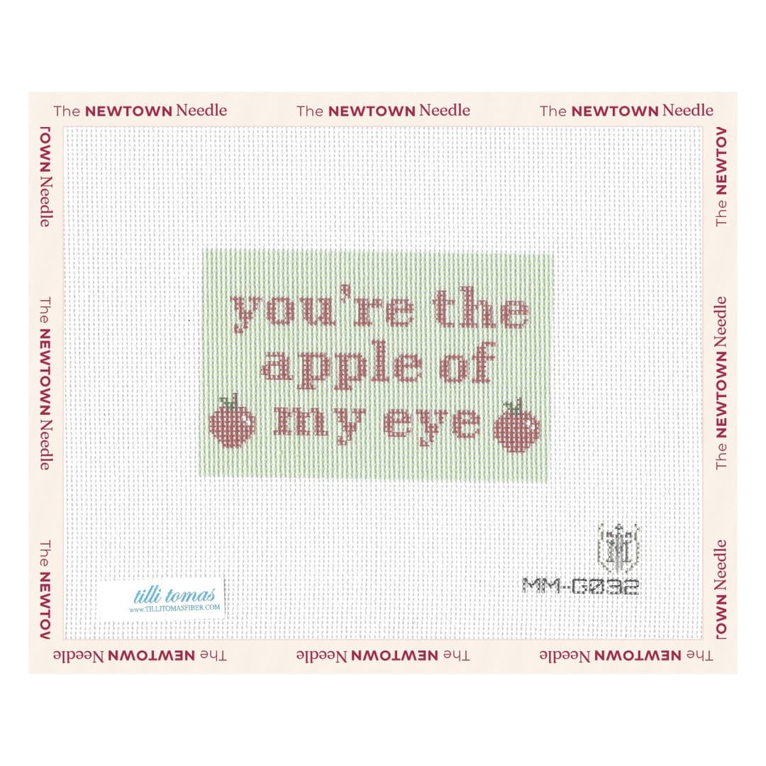 Misty Morrow Designs You're the Apple of My Eye Canvas