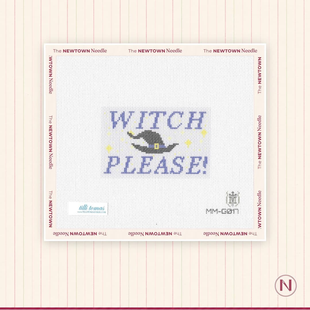 Misty Morrow Designs Witch Please Sign Canvas
